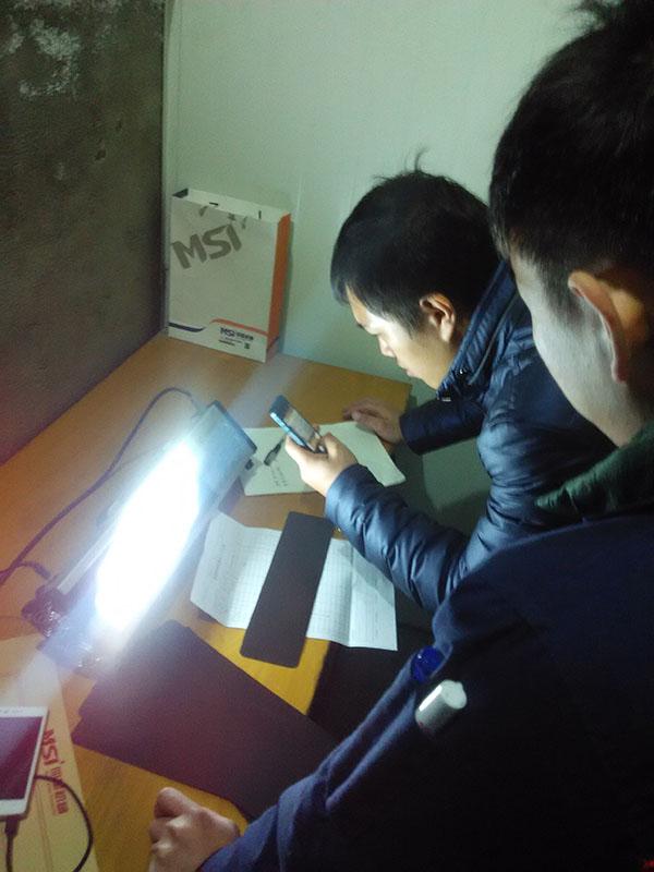 客户检查我公司X射线探伤资料。
